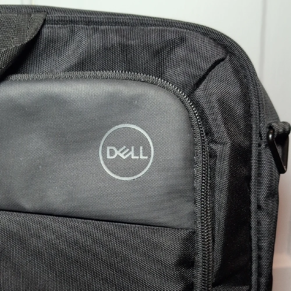 Dell Men's Laptop Bag with Black and Blue Accents